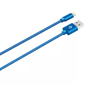 ALIGATOR dátový kábel PREMIUM 2A, Lightning, modrá