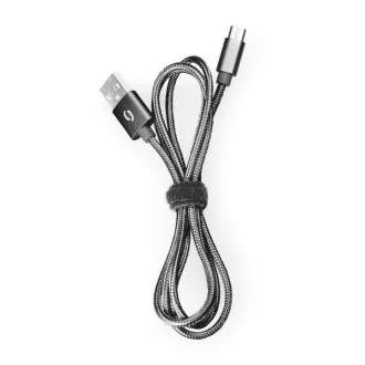 ALIGATOR dátový kábel PREMIUM 2A, USB-C, čierna