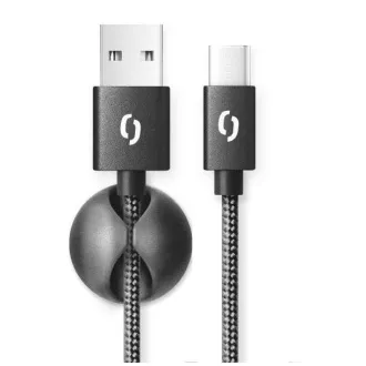 ALIGATOR dátový kábel PREMIUM 2A, USB-C, dĺžka 2 m, čierna ALIGATOR dátový kábel PREMIUM 2A, USB-C, dĺžka 2 m, čierna