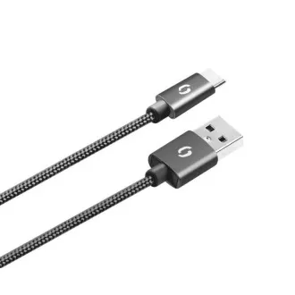 ALIGATOR dátový kábel PREMIUM 2A, USB-C, dĺžka 2 m, čierna