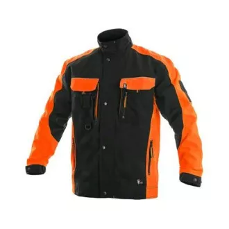 Blúza CXS SIRIUS BRIGHTON, čierno-oranžová, vel.52 Blúza CXS SIRIUS BRIGHTON, čierno-oranžová, vel.52