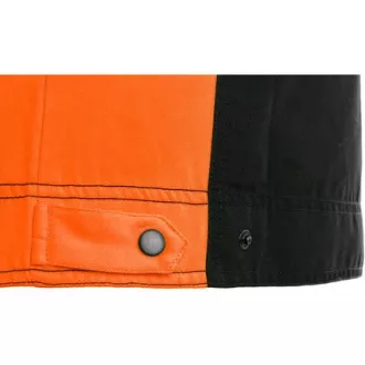 Blúza CXS SIRIUS BRIGHTON, čierno-oranžová, vel.60