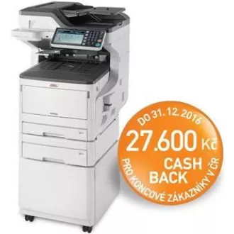 Oki MC853dnct A3 23 ppm ProQ2400DPI, PCL / PS, USB, LAN (Print / Scan / Copy / Fax), 250GB HDD