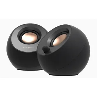 Creative PEBBLE V3, stolný 2.0 reproduktory s USB-C a Bluetooth 5.0 - čierne Creative PEBBLE V3, stolný 2.0 reproduktory s USB-C a Bluetooth 5.0 - čierne