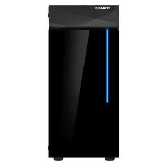 GIGABYTE case GB-C200G, RGB Lighting, bez zdroja, transparentný bok, Mid tower