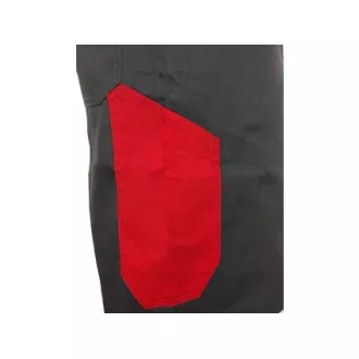 Nohavice CXS PHOENIX CEFEUS, šedo-červená, vel.50