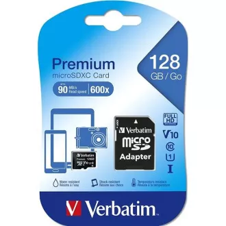 VERBATIM Premium U1 Micro SecureDigital SDXC 128GB