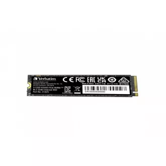 VERBATIM SSD Vi5000 Internal PCIe NVMe M.2 SSD 512GB, W2500/R 5000 MB/s
