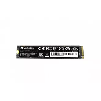 VERBATIM SSD Vi5000 Internal PCIe NVMe M.2 SSD 2TB, W 4300/R 5000 MB/s