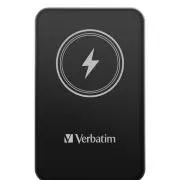 VERBATIM Powerbanka Charge 'n' Go, Magnetická, 5000 mAh, USB-C, Čierna