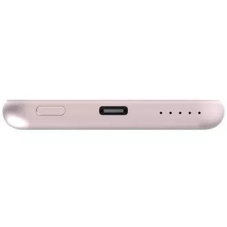 VERBATIM Powerbanka Charge 'n' Go, Magnetická, 5000 mAh, USB-C, Ružová