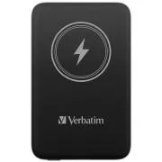 VERBATIM Powerbanka Charge 'n' Go, Magnetická, 10000 mAh, USB-C, Čierna