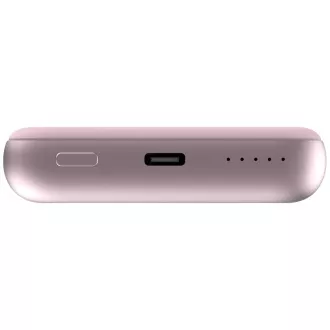 VERBATIM Powerbanka Charge 'n' Go, Magnetická, 10000 mAh, USB-C, Ružová VERBATIM Powerbanka Charge 'n' Go, Magnetická, 10000 mAh, USB-C, Ružová