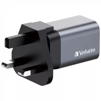 VERBATIM GaN Nabíjačka do siete GNC-35, 35W, 1x USB-C, 1x USB VERBATIM GaN Nabíjačka do siete GNC-35, 35W, 1x USB-C, 1x USB