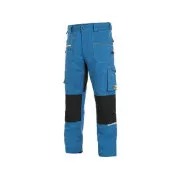 Nohavice CXS STRETCH, pánske, stredne modré-čierne, veľ. 46