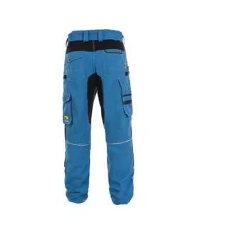 Nohavice CXS STRETCH, pánske, stredne modré-čierne, veľ. 60