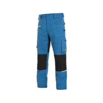 Nohavice CXS STRETCH, pánske, stredne modré-čierne, veľ. 60