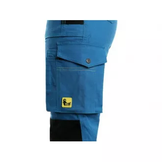 Nohavice CXS STRETCH, 170-176cm, pánska, stredne modrá-čierna, vel. 46