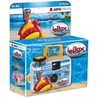 Agfaphoto LeBox Ocean 400/27 - jednorazový analógový fotoaparát Agfaphoto LeBox Ocean 400/27 - jednorazový analógový fotoaparát