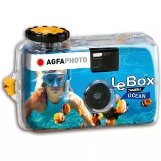 Agfaphoto LeBox Ocean 400/27 - jednorazový analógový fotoaparát Agfaphoto LeBox Ocean 400/27 - jednorazový analógový fotoaparát