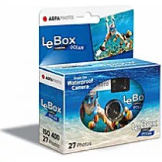 Agfaphoto LeBox Ocean 400/27 - jednorazový analógový fotoaparát Agfaphoto LeBox Ocean 400/27 - jednorazový analógový fotoaparát