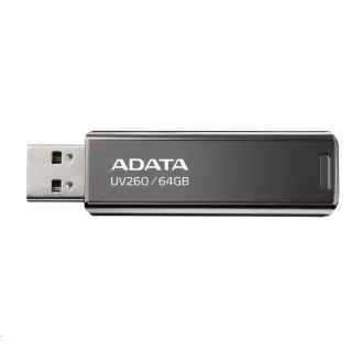 ADATA Flash Disk 32GB UV260, USB 2.0, Kovový, čierna ADATA Flash Disk 32GB UV260, USB 2.0, Kovový, čierna