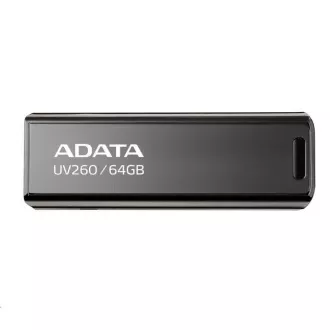 ADATA Flash Disk 32GB UV260, USB 2.0, Kovový, čierna ADATA Flash Disk 32GB UV260, USB 2.0, Kovový, čierna