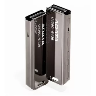 ADATA Flash Disk 32GB UV260, USB 2.0, Kovový, čierna ADATA Flash Disk 32GB UV260, USB 2.0, Kovový, čierna