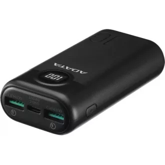 ADATA PowerBank AP10000 - externá batéria pre mobil/tablet 10000mAh, čierna (37Wh) USB-C