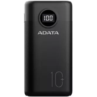 ADATA PowerBank AP10000 - externá batéria pre mobil/tablet 10000mAh, čierna (37Wh) USB-C
