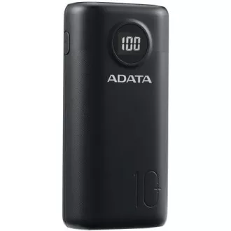 ADATA PowerBank AP10000 - externá batéria pre mobil/tablet 10000mAh, čierna (37Wh) USB-C