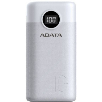 ADATA PowerBank AP10000 - externá batéria pre mobil/tablet 10000mAh, biela (37Wh) USB-C