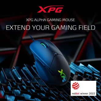 ADATA XPG herná myš ALPHA, USB-C, RGB