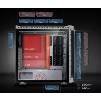 ADATA XPG case BATTLECRUISER Mid-Tower Case, bez zdroja, black