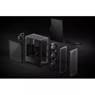 ADATA XPG case VALOR AIR Mid-Tower, bez zdroja, 4x 120mm Fan, Čierna ADATA XPG case VALOR AIR Mid-Tower, bez zdroja, 4x 120mm Fan, Čierna