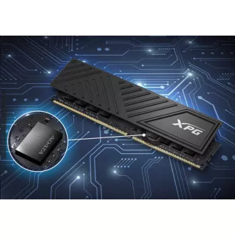 ADATA XPG DIMM DDR4 16GB 3200MHz CL16 GAMMIX D35 memory, Single Color Box, Black ADATA XPG DIMM DDR4 16GB 3200MHz CL16 GAMMIX D35 memory, Single Color Box, Black
