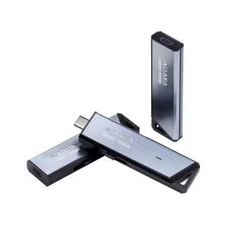 ADATA Flash Disk 512GB UE800, USB 3.2 USB-C, Elite drive, sivá