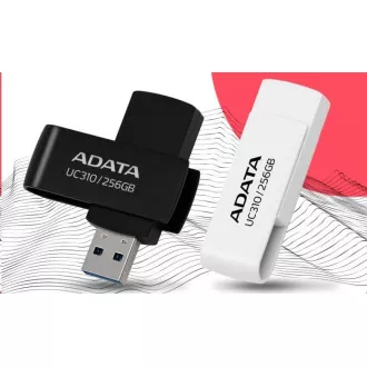 ADATA Flash Disk 256GB UC310, USB 3.2, čierna