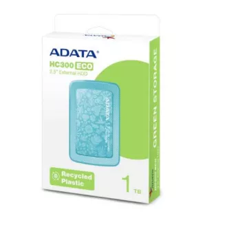 ADATA Externý HDD 1TB 2, 5" USB 3.2 AHC300E, ECO Green