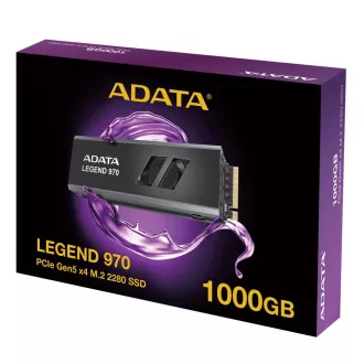 ADATA SSD 1TB LEGEND 970 PCI Gen5x4 M.2 2280 (R:10 000/ W:10 000MB/s)