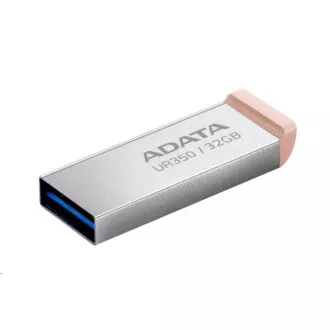 ADATA Flash Disk 32GB UR350, USB 3.2 Dash Drive, kov hnedá