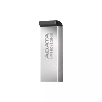 ADATA Flash Disk 128GB UR350, USB 3.2 Dash Drive, kov čierna