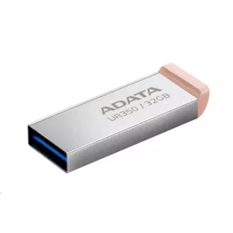 ADATA Flash Disk 64GB UR350, USB 3.2 Dash Drive, kov hnedá