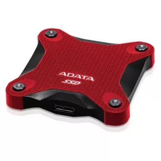 ADATA Externý SSD 1TB SD620, USB Micro-B, USB 3.2 Gen 2, R: 520/W: 460MB/s, červená