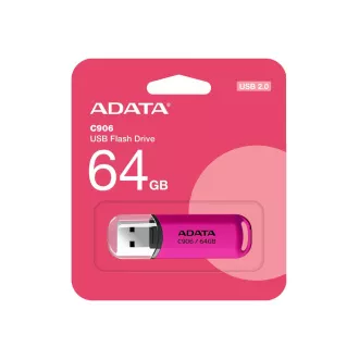 ADATA Flash Disk 64GB C906, USB 2.0, ružová
