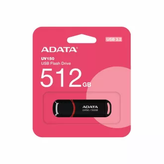 ADATA Flash Disk 512GB UV150, USB 3.2, čierna