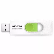 ADATA Flash Disk 256GB UV320, USB 3.2, bielo-zelená