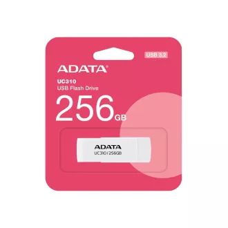 ADATA Flash Disk 256GB UC310, USB 3.2, biela