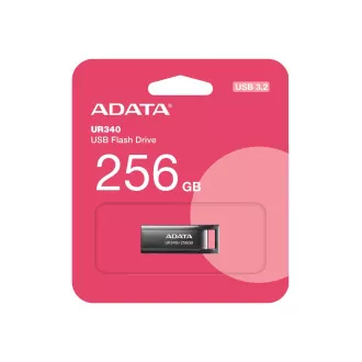 ADATA Flash Disk 256GB UR340, USB 3.2, čierna