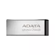 ADATA Flash Disk 256GB UR350, USB 3.2, strieborno-čierna